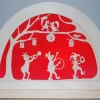 Atelier De Noest - Silhouet Voor In Lamp, Feestoptocht | Carnaval