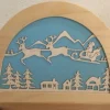 Atelier De Noest - Silhouet Voor In Lamp, Kerstman In Slee