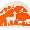 Atelier De Noest - Silhouet Voor In Lamp, Hertjes In Het Bos