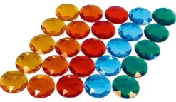 Bauspiel Glitterstenen XL, 25 Stuks