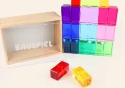 Bauspiel Lucent Cubes XL, 24 Stuks