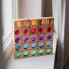 Bauspiel Vierkante Vensterblokken, 25 Stuks