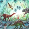 BijdeHansje Ansichtkaart Dino Avontuur