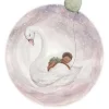 BijdeHansje Ansichtkaart Baby Kaartje Lila
