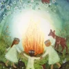 BijdeHansje Ansichtkaart Midzomernacht