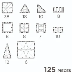 Cleverclixx Large Creative Pack Pastel, 125 Stuks