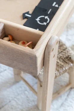 Furnitique - Handgemaakte Eikenhouten Speeltafel