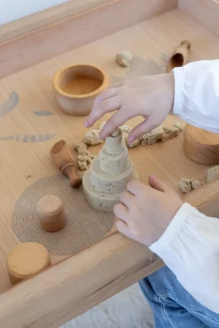 Furnitique - Handgemaakte Eikenhouten Speeltafel
