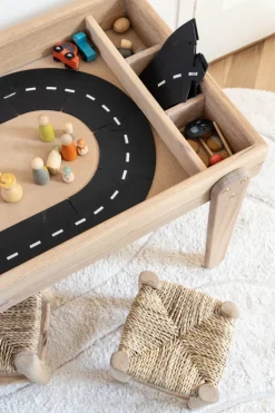 Furnitique - Handgemaakte Eikenhouten Speeltafel