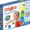 Geomag Magnetische Halve Stapelbollen & Kubussen, 8 Stuks