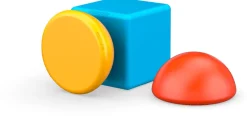 Geomag Magnetische Halve Stapelbollen & Kubussen, 8 Stuks