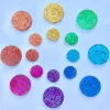 Glitter Speelschijven Regenboog, 16 Stuks