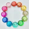 Glitter XL Speelparels Regenboog, 12 Stuks