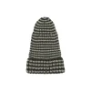 Gommu Beanie Donkergroen Met Cream