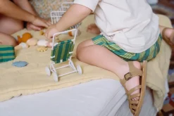 Gommu Pocket Furniture, Buggy Groen Gestreept