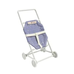 Gommu Pocket Furniture, Buggy Blauw Geruit