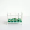 Gommu Pocket Furniture, Ledikant Groen Gestreept