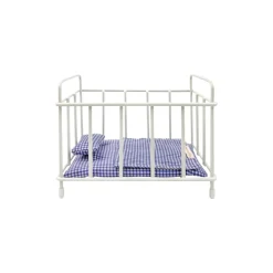 Gommu Pocket Furniture, Ledikant Blauw Geruit