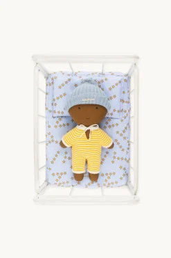 Gommu Poppen Ledikant Met Beddengoed Met Sterrenprint