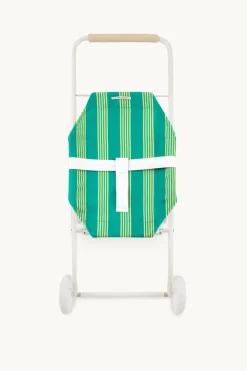 Gommu Poppenwagen, Groen Gestreept