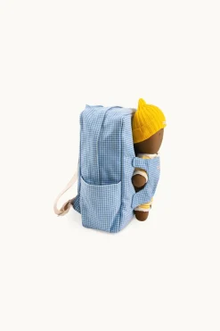 Gommu Rugzak, Blauw Geruit