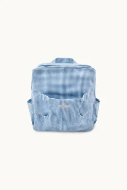 Gommu Rugzak, Blauw Geruit