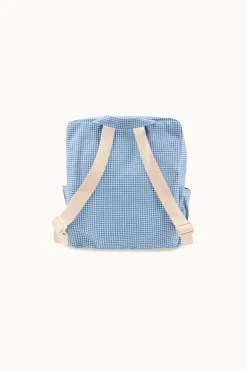 Gommu Rugzak, Blauw Geruit
