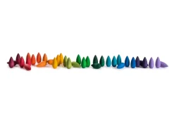 Grapat - Mandala Regenboog Sneeuwvlokjes, 36 Stuks