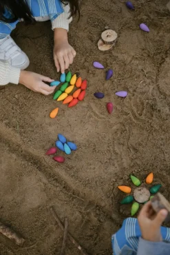 Grapat - Mandala Regenboog Sneeuwvlokjes, 36 Stuks