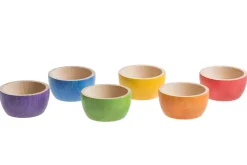 Grapat Bakjes (gekleurd), 6 Stuks