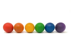 Grapat, Houten Ballen Regenboogkleur