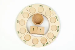 Grapat Houten Jaarring Kalender Zonder Poppetjes
