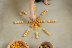Grapat Mandala Bijenkorfjes (geeltinten), 36 Stuks