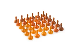 Grapat Mandala Pompoentjes (oranjetinten), 36 Stuks