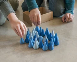 Grapat Mandala Regendruppels (blauwtinten), 36 Stuks