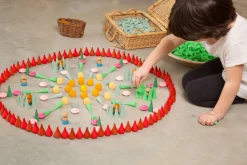 Grapat Mandala Vuurtjes (roodtinten), 36 Stuks