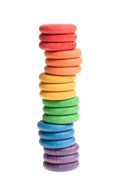 Grapat Munten (gekleurd), 18 Stuks