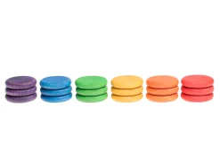 Grapat Munten (gekleurd), 18 Stuks