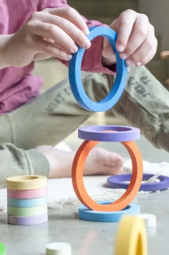 Grapat, Regenboog Ringen 24 Stuks
