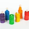 Grapat Set Nins, Ringen En Munten Rainbow Colors