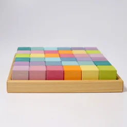 Grimm's Blokkenset Pastel, 36 Stuks