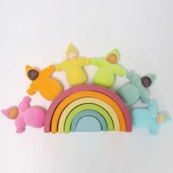 Grimm's Geluksdwergjes Pastel, 6 Stuks