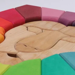 Grimm's Puzzel En Blokkenset Leeuw