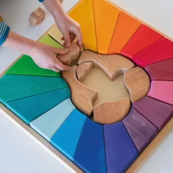 Grimm's Puzzel En Blokkenset Leeuw
