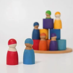 Grimm's Regenboogvriendjes In Bakjes, 7 Stuks