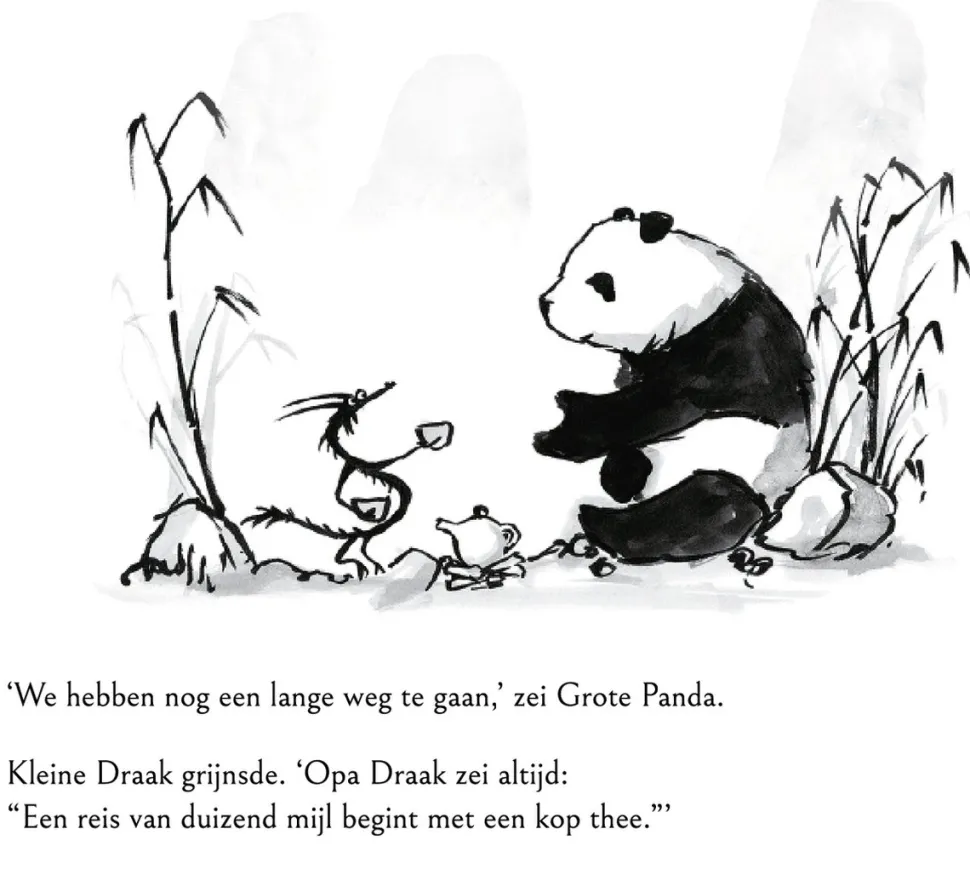 Grote Panda & Kleine Draak - James Norbury