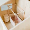 Het Houten Huis - Hemelbed Met Nachtkastje