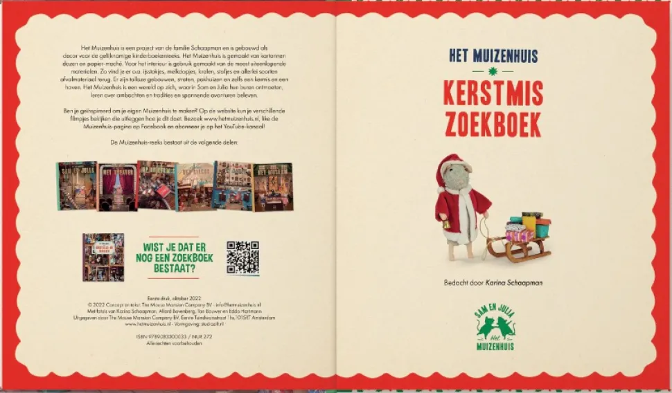 Het Muizenhuis - Kerstmis Zoekboek