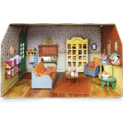 Het Muizenhuis, Kartonnen Miniatuur Woonkamer