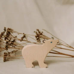 Holztiger Ijsbeer Baby Van Hout